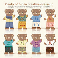 Thumbnail for ThreadBear – Adorable y educativo – Juguete para ensartar Montessori Oso