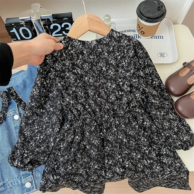 Enchanted Blossom™ - Conjunto de chaqueta vaquera y vestido
