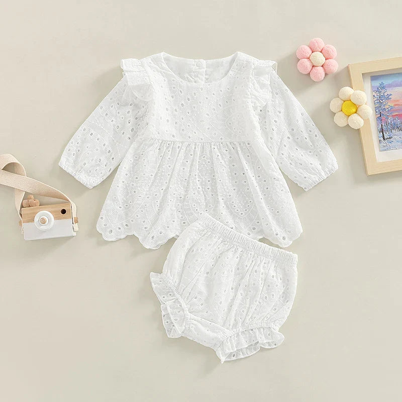 Mini Fashion™ – Colorido y clásico – Conjunto de algodón para niña