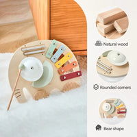 Thumbnail for HarmonyWood – Montessori y creativo – Instrumento musical de madera: xilófono