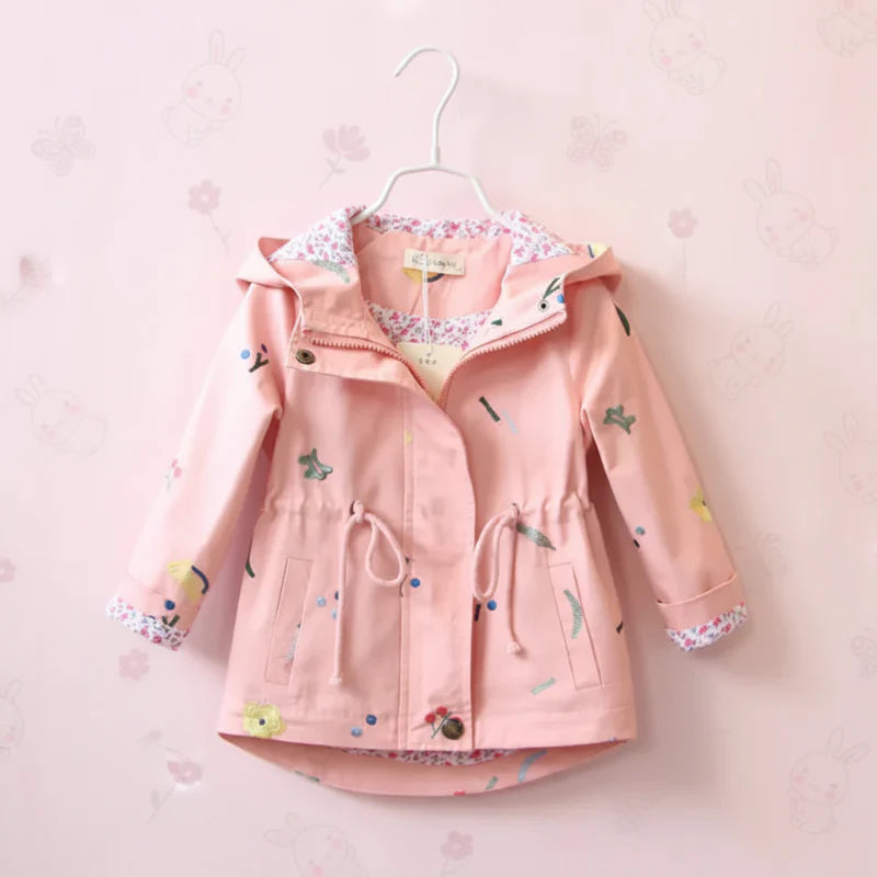 Girls Windbreaker Jacket – Ligera y elegante – Chaqueta infantil