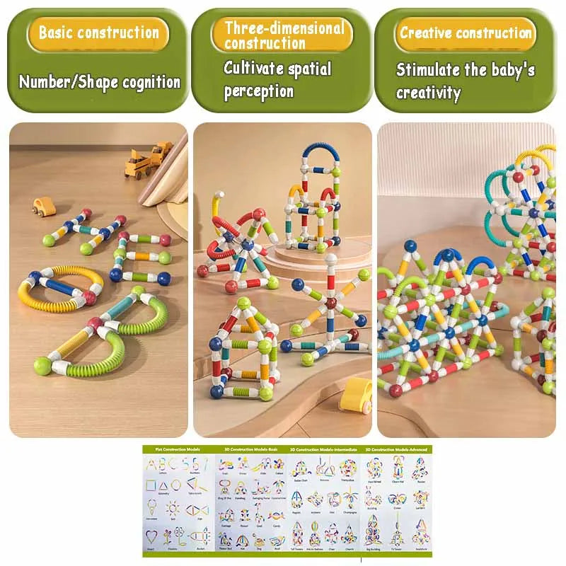 Magnetic Sticks - Construcción sin límites: palos magnéticos flexibles