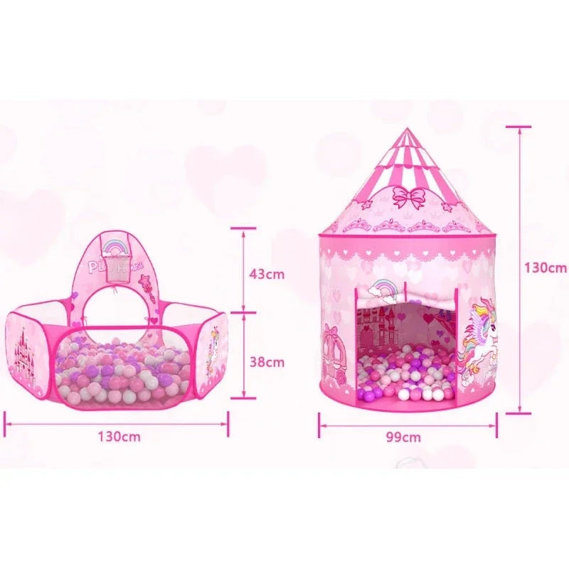 Unicorn Tent™ – Juegos mágicos – Carpa de juegos rosa