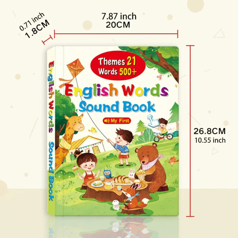 LittleVoices – Interactivo y lúdico – Libro sonoro temático (inglés)