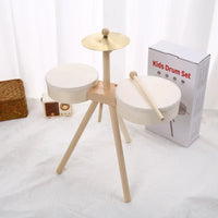 Thumbnail for Kids Wooden Drum Toy – Música y creatividad – Set de batería para jugar