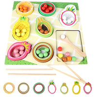Thumbnail for Toddler Clips™ - Frutas y formas - Juego de clasificación