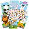 Funny Faces™ – Diversión con animales y diversión con palos – Libro de pegatinas reutilizables