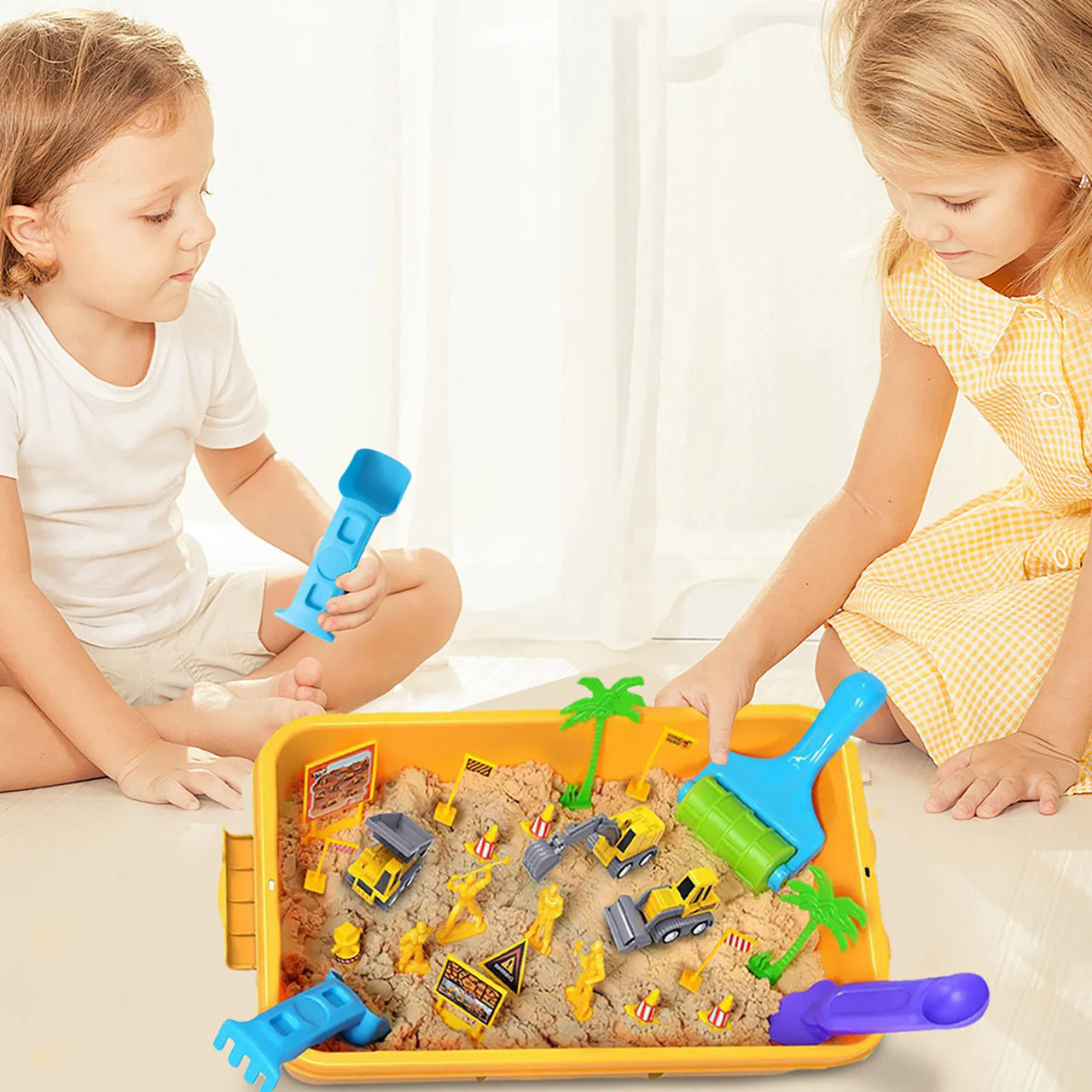Sand Works – Excavación y construcción – Juego de altavoces Kinetic Zand