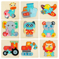 Thumbnail for 3D Wooden Puzzle™ - Aventura lúdica con animales - Rompecabezas de madera 3D