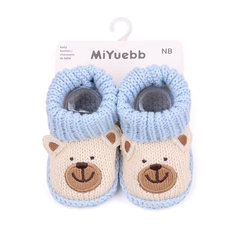 Mini Fashion – Botas de punto para bebé (3-6 meses)