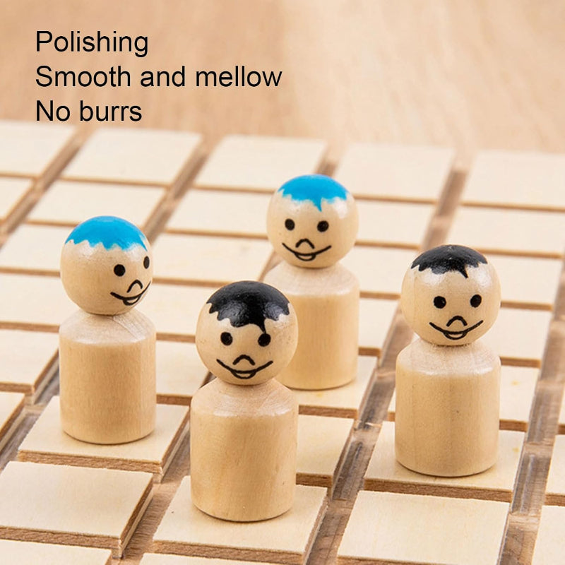 Wooden Chess Puzzle Game – Estrategia y reflexión – Juego de mesa