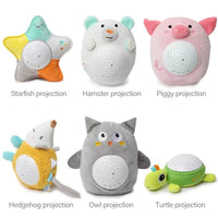 Thumbnail for StarPlush – Suave y relajante: peluche con proyector de luz nocturna