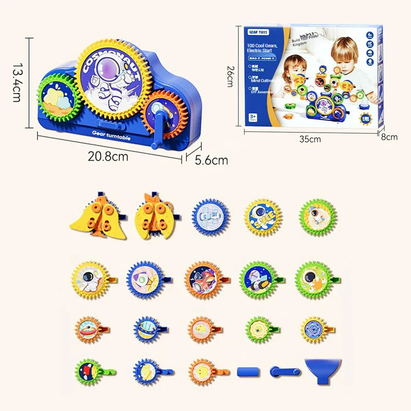 SmartGears – Educativo y divertido: juego de engranajes eléctricos en 3D