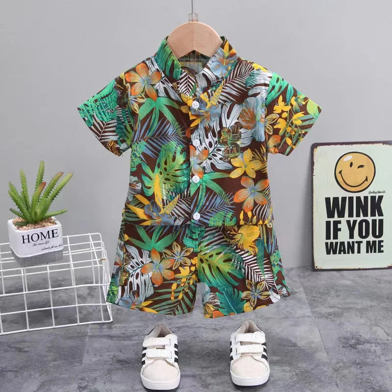Mini Fashion™ - Fresco y alegre - Conjunto Floral Niños