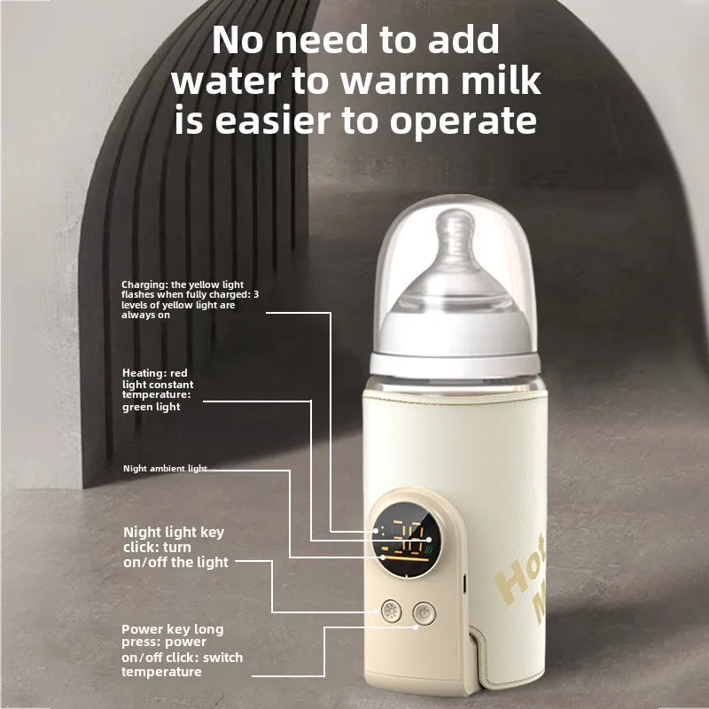 SmartBottle - Siempre caliente y preparado - Calentador de leche inalámbrico recargable