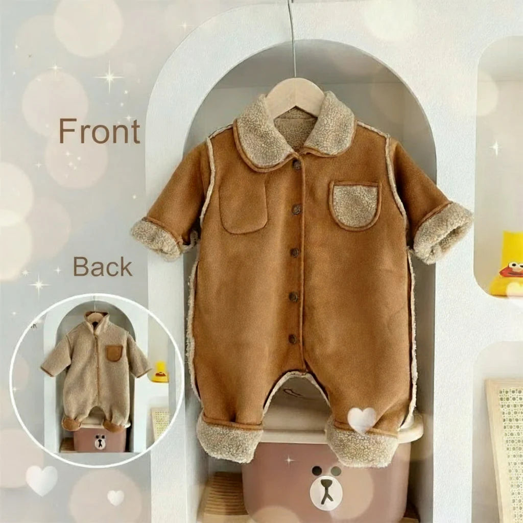 CozyNest – Cómodo y moderno: mono grueso de invierno con capucha