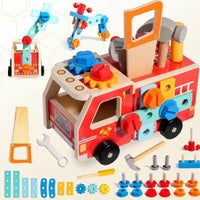 Thumbnail for BuildRescue – Educativo y creativo – Camión de bomberos de madera