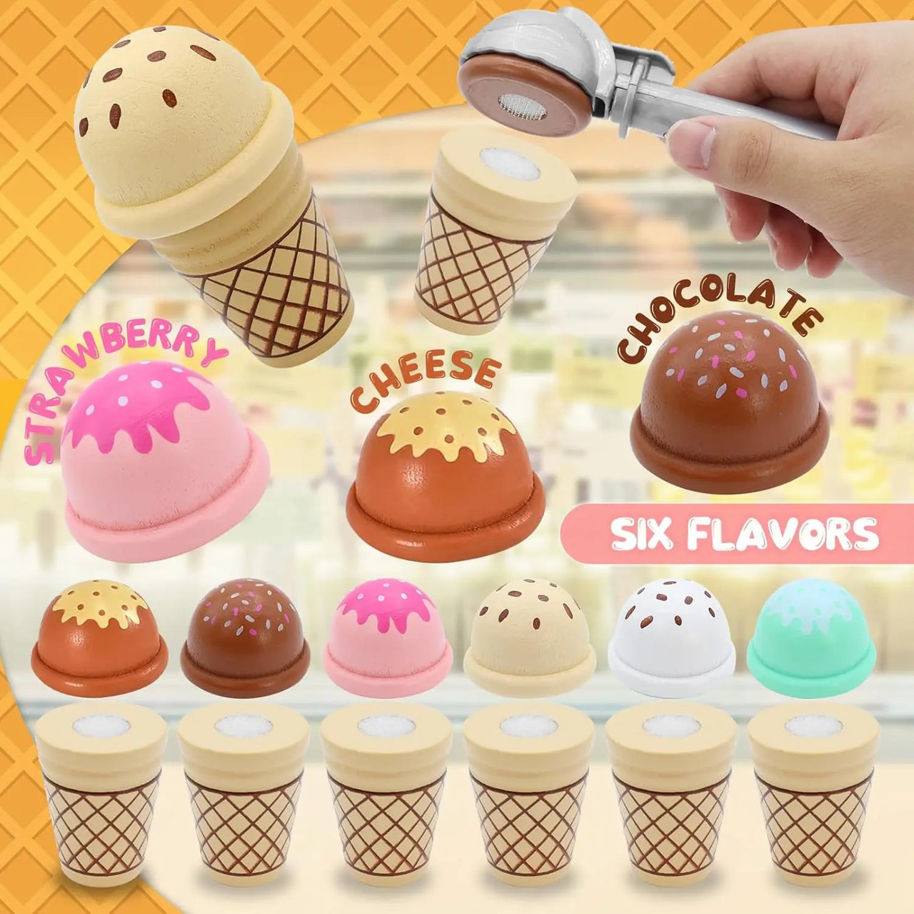Ice Cream Playset™ - Creativo y educativo - Juego de helados
