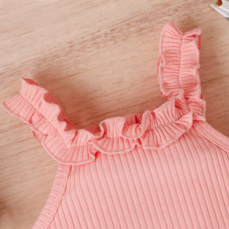 Baby Girl Summer Outfit – Bonito y ligero – Conjunto de ropa para bebé