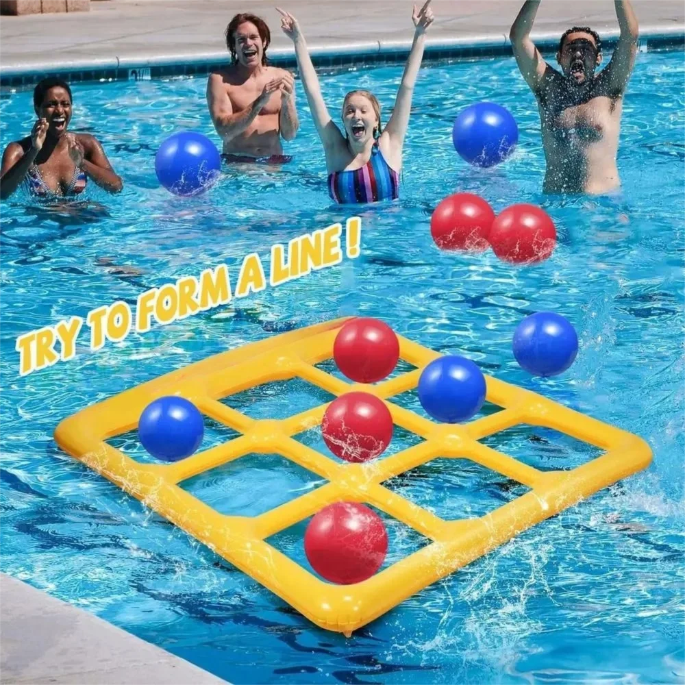 Pool Tic Tac Toe – Colorido y divertido - Juego de Piscina Cuatro en Raya