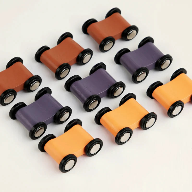 SpeedSlide – Activo y lúdico: pista de rodillos para coches de madera