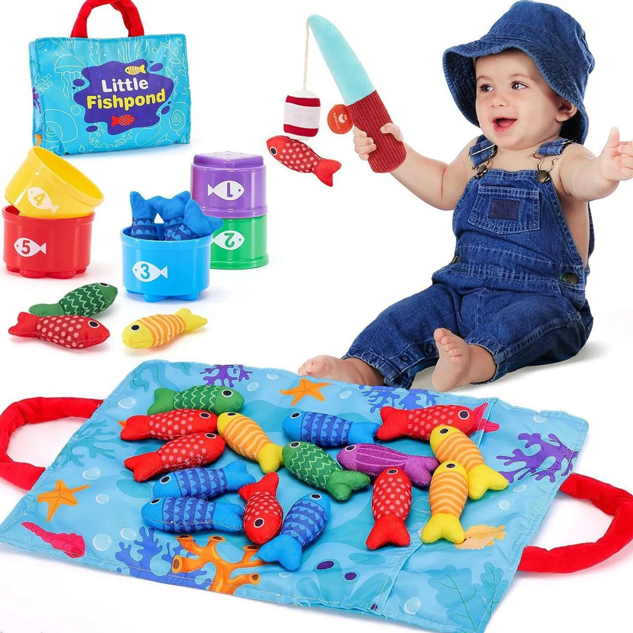 Magnetic Fishing Game™ -  Atrápalos a todos - Juego magnético de pesca