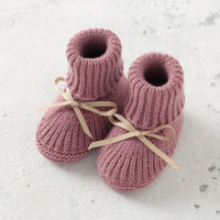 Thumbnail for Booties & Mittens – Suave y cálido: conjunto de guantes y patucos