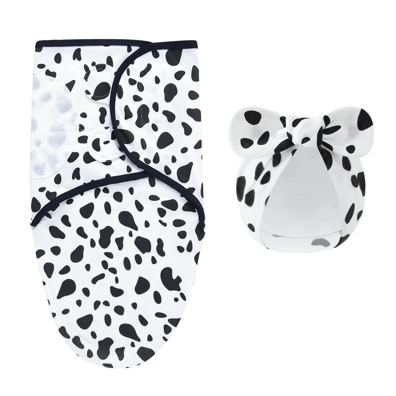 DreamNest – Tranquilidad y comodidad: lujoso pañuelo para envolver al bebé con gorrito