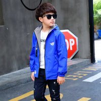 Thumbnail for Reversible Kids Jacket – Impermeable y cortavientos – Chaqueta ligera