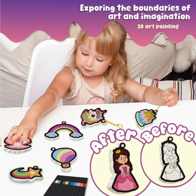 Magic Puff Paint – Creativo e interactivo: kit de manualidades con textura mágica de espuma
