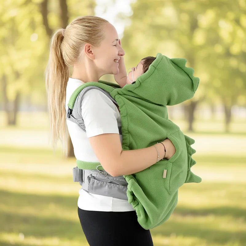 Dinosaur Baby Carrier Cover – Calidez y comodidad – Manta Dino Baby