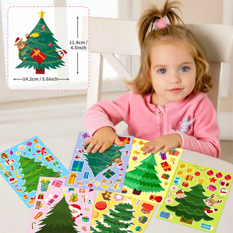 Xmas Tree Stickers™ - Construye tu propio milagro navideño - Adhesivos navideños