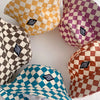 Bucket Hat – Bonito y protector: gorro infantil a cuadros
