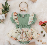 Thumbnail for Mini Fashion™ - Soft around the skin - Girls Romper Suit