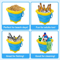 Thumbnail for Foldable Bucket™ - Diversión para el verano - Cubo plegable