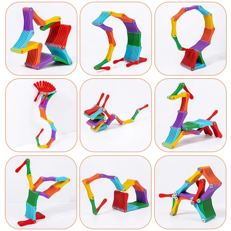 Folding Brain Toy™ – Piensa y juega – Puzzle plegable de madera