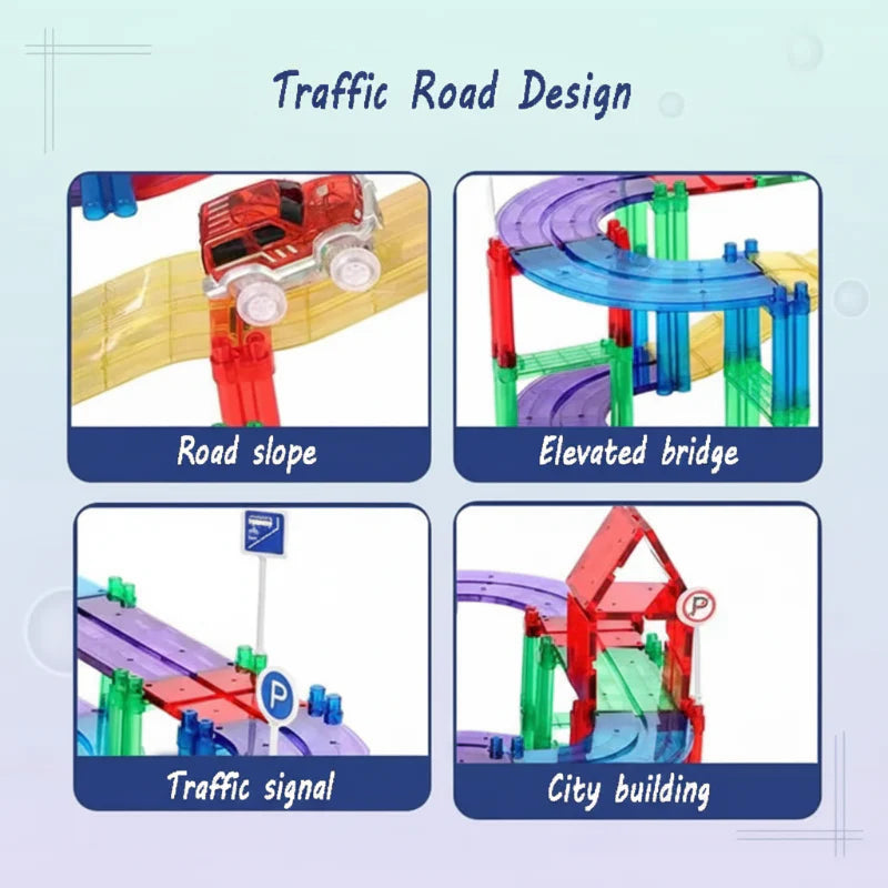 SmartTrack – Construye y juega: caminos creativos magnéticos