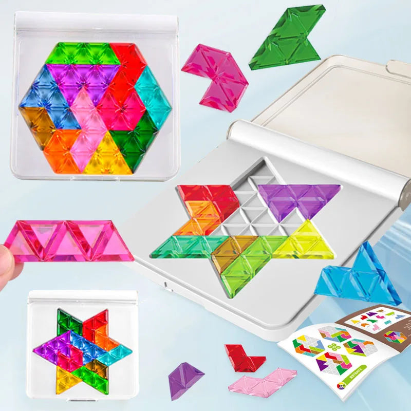 LogicStar – Creativo e instructivo: juego de mesa de rompecabezas