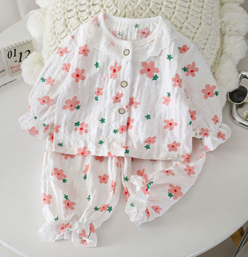 Mini Fashion™ - Material aireado - Conjunto de ropa de lino
