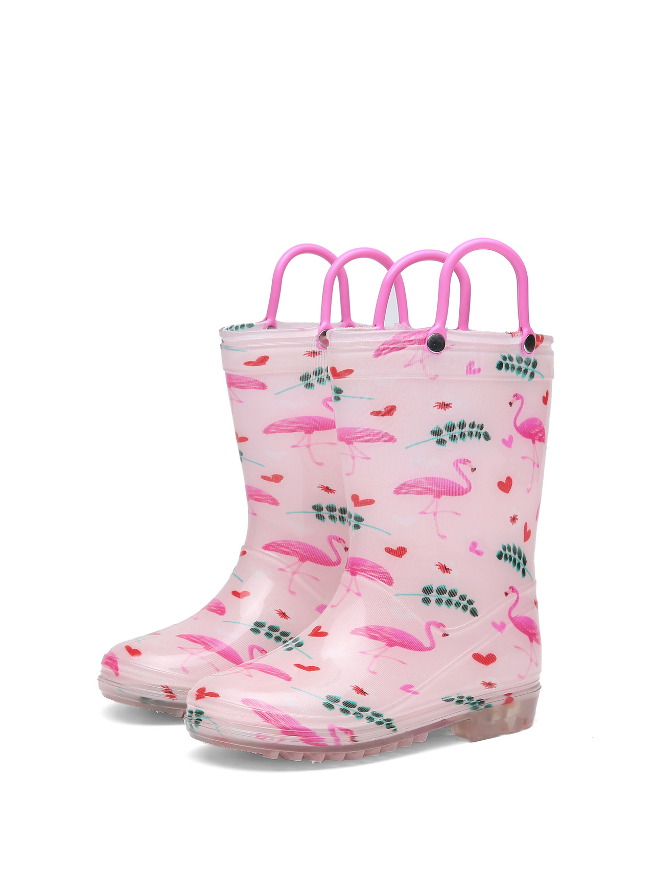 RainySteps – Fáciles y resistentes al agua: botas de lluvia con estampado y lazo.
