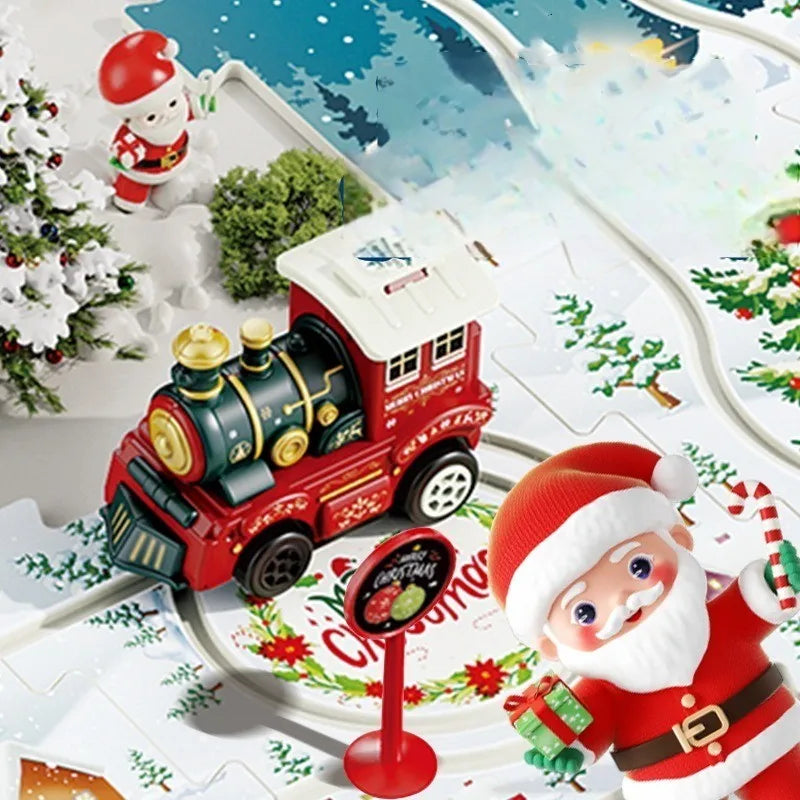 DIY Xmas Train Track™ - Construye tu propio país de las maravillas navideñas - Puzzle Tren de Navidad
