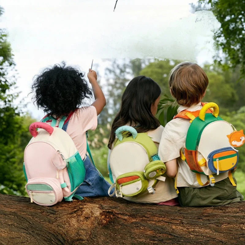 KidPack – Ligero y cómodo – Mochila escolar ligera con portabotellas