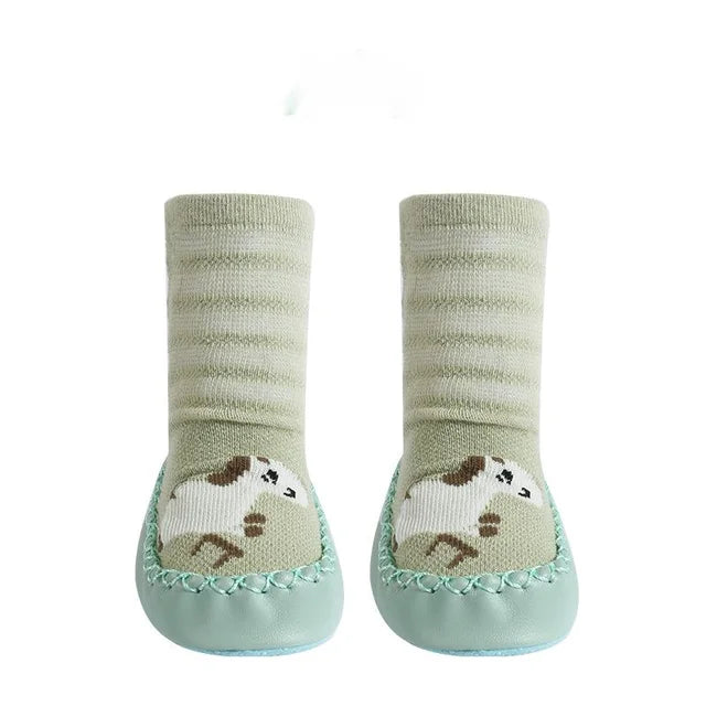 Toddler Non-slip Socks™ - Steps in Style - Calcetines con suela y estampado animal