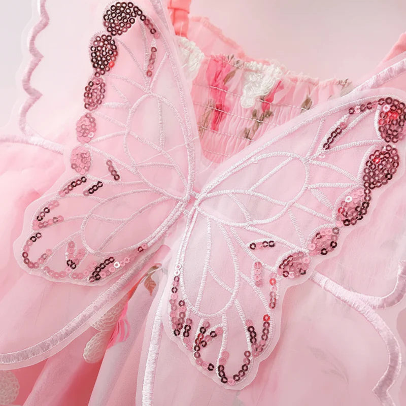 Girls Butterfly Dress – Bonito y ligero – Vestido infantil
