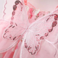 Thumbnail for Girls Butterfly Dress – Bonito y ligero – Vestido infantil