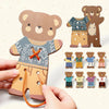 ThreadBear – Adorable y educativo – Juguete para ensartar Montessori Oso