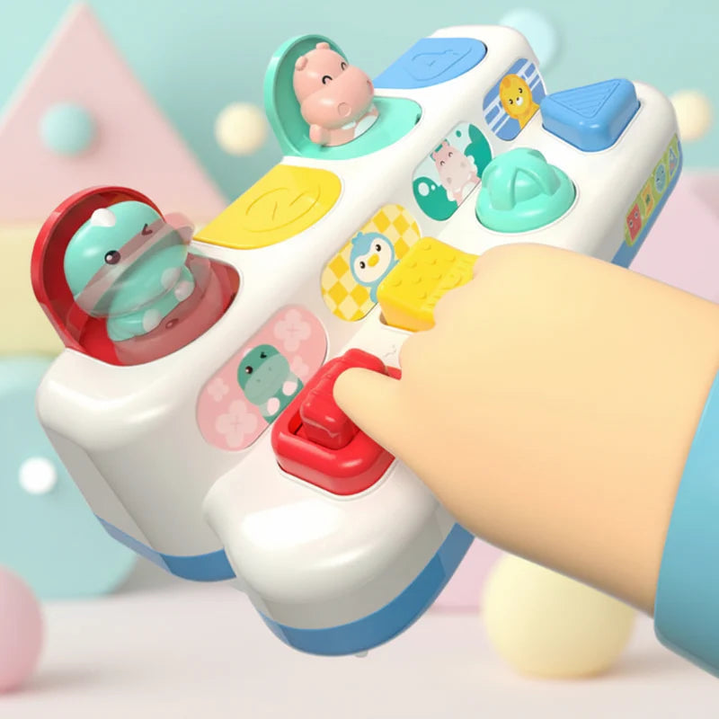 Pop Up Activity Toy – Descubrir y aprender: juguetes sensoriales para bebés