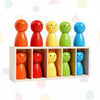 WoodenMatch – Inteligente y divertido – Juego de colores Montessori