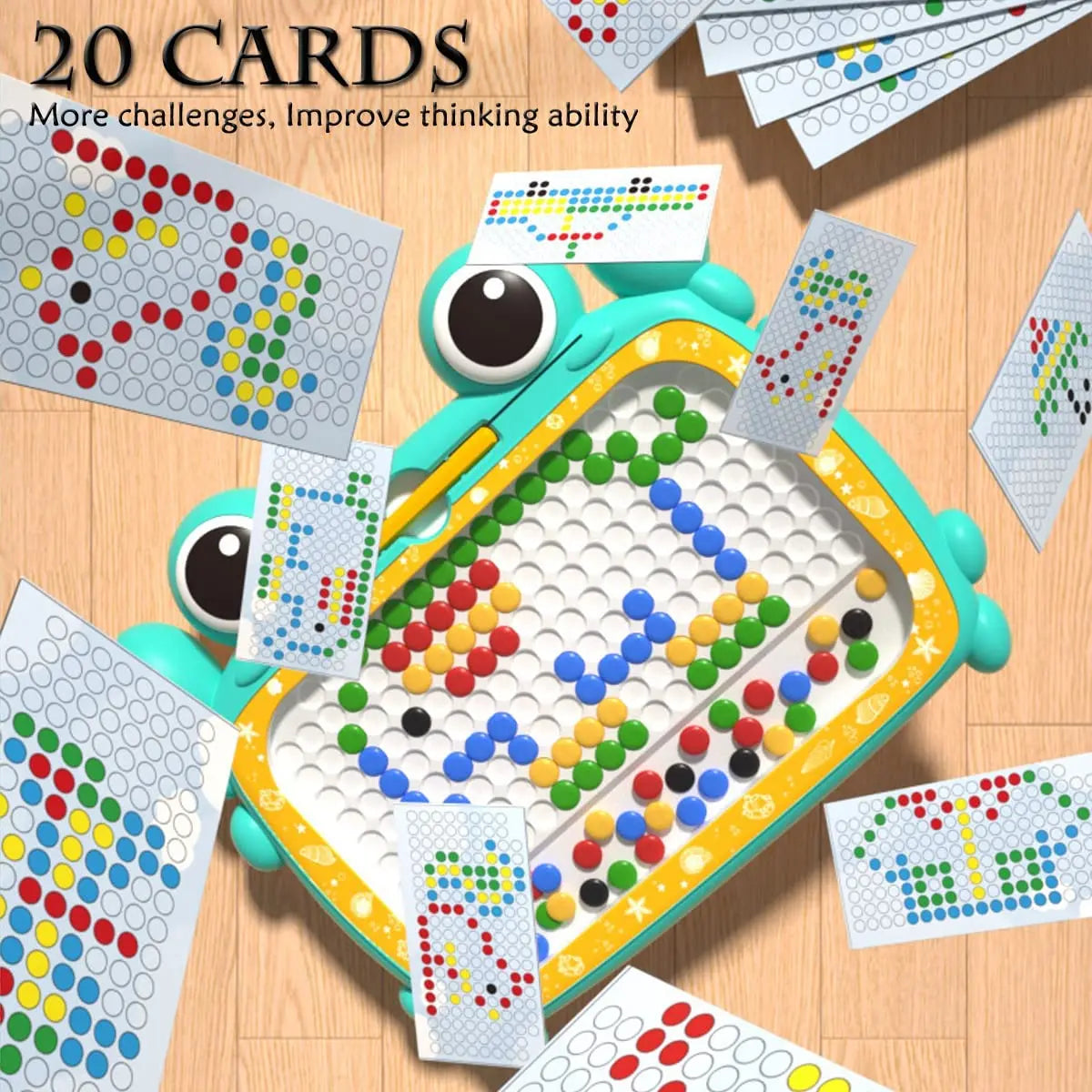 Crabby Sketcher™ - Pioneering Learning - Tableta magnética en forma de cangrejo