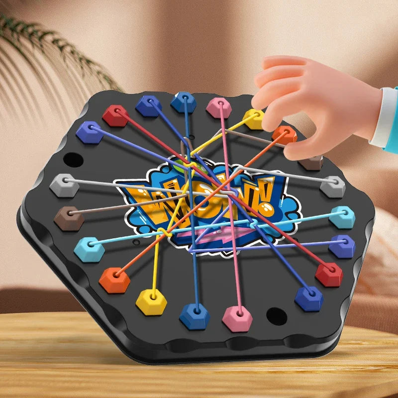 Color Rope Logic Game – Razonamiento e Interacción – Juego de mesa